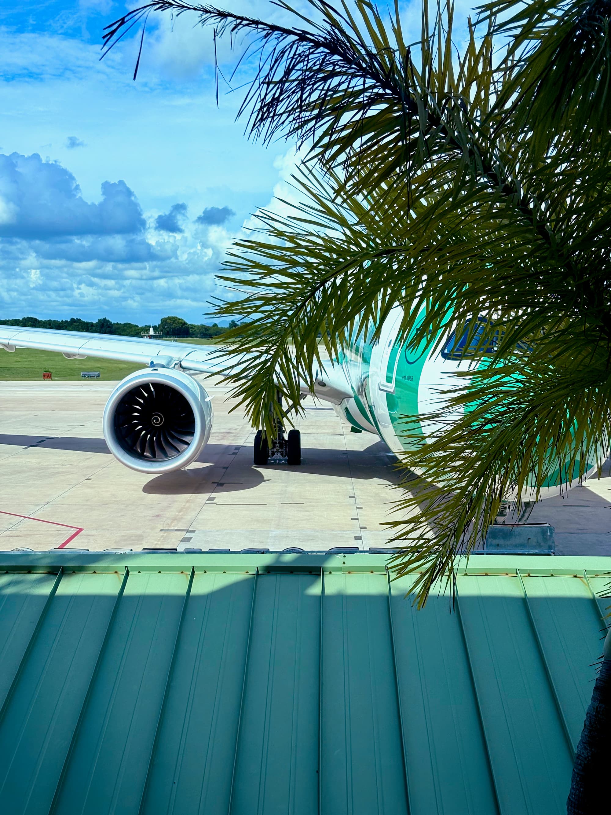 Ein Flugzeug bereit für den Abflug
