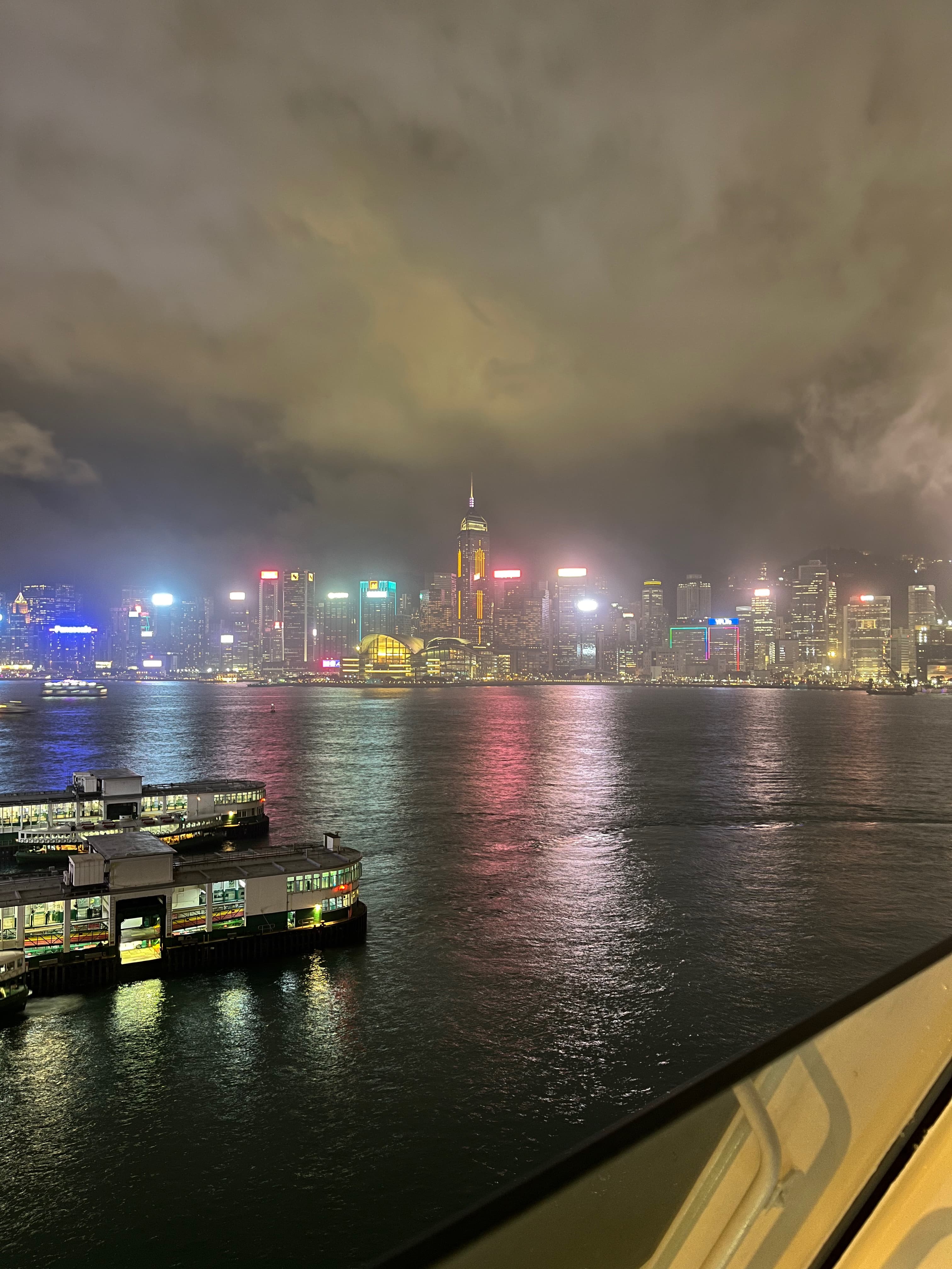 Die Skyline von Hongkong