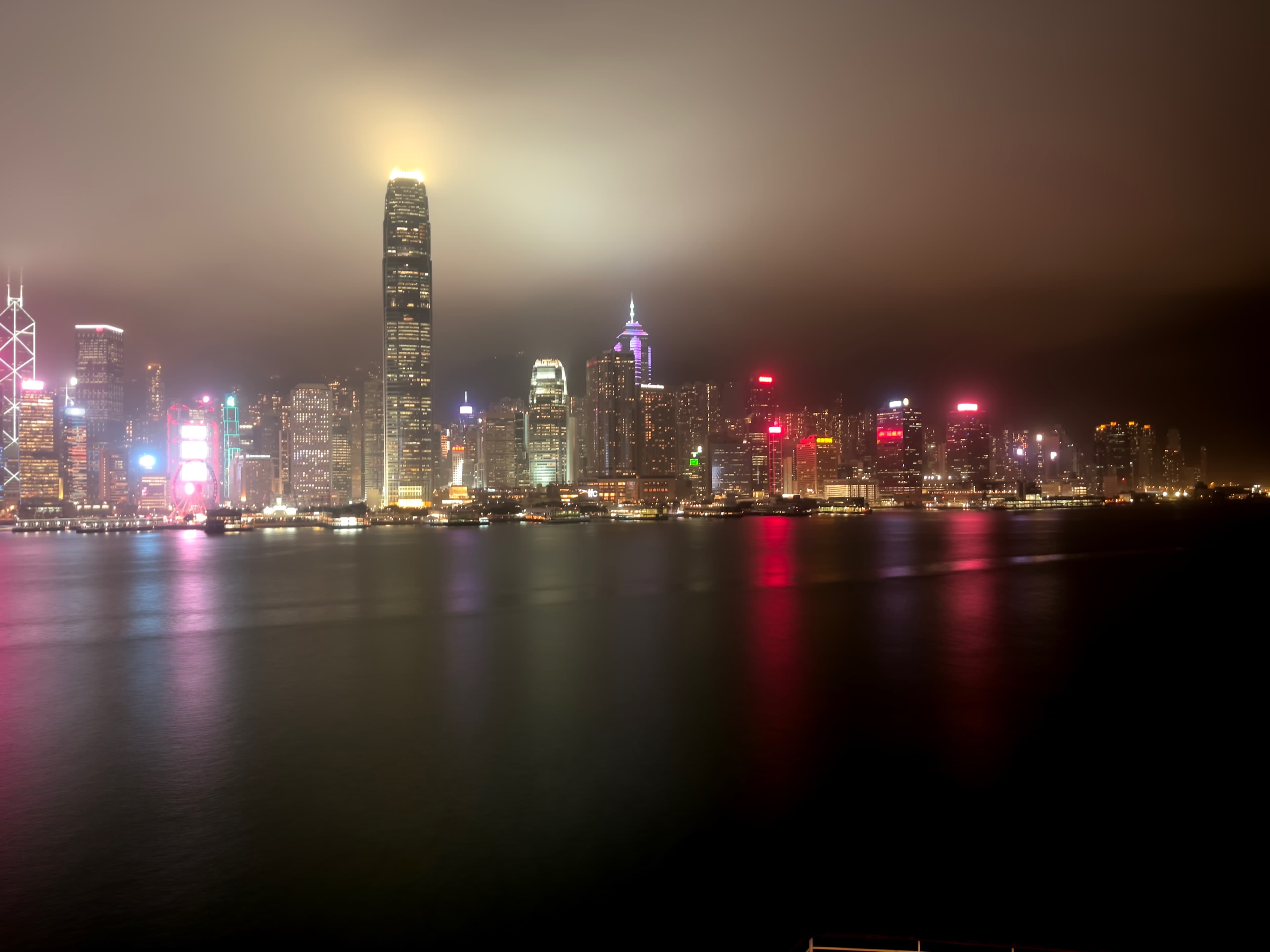 Die Skyline von Hongkong