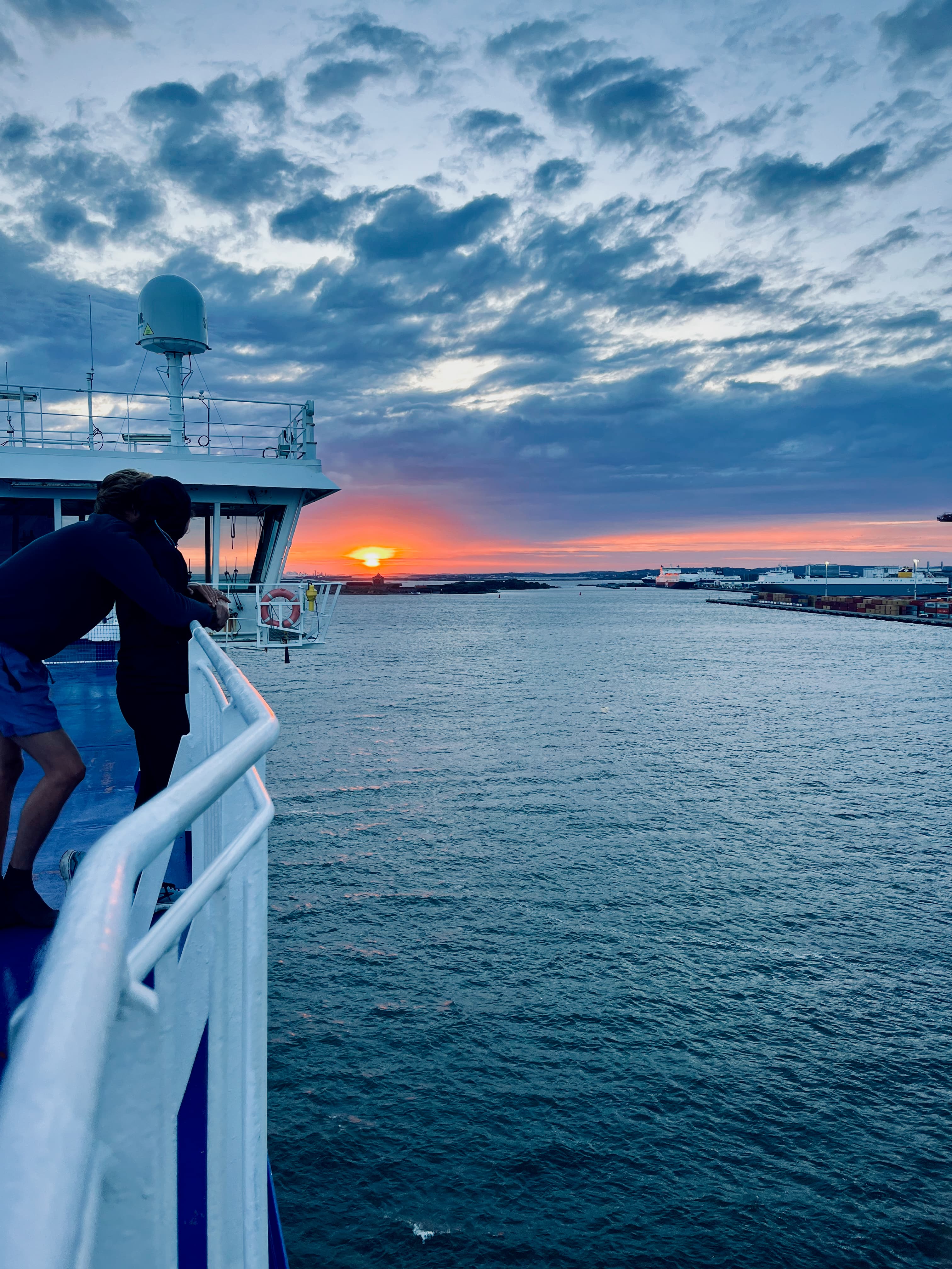 Ausfahrt mit der Stena Scandinavica