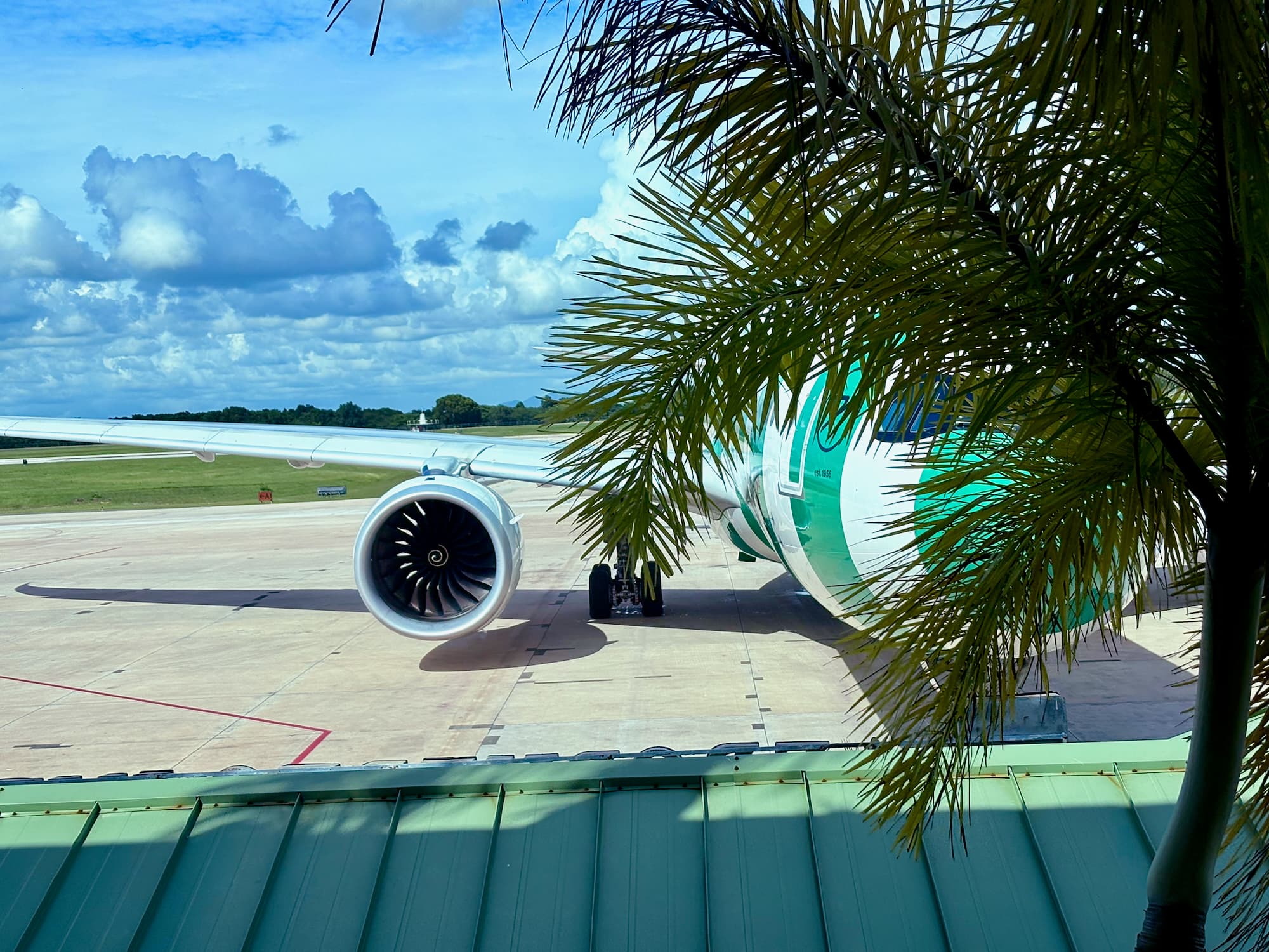 Ein Flugzeug bereit für den Abflug