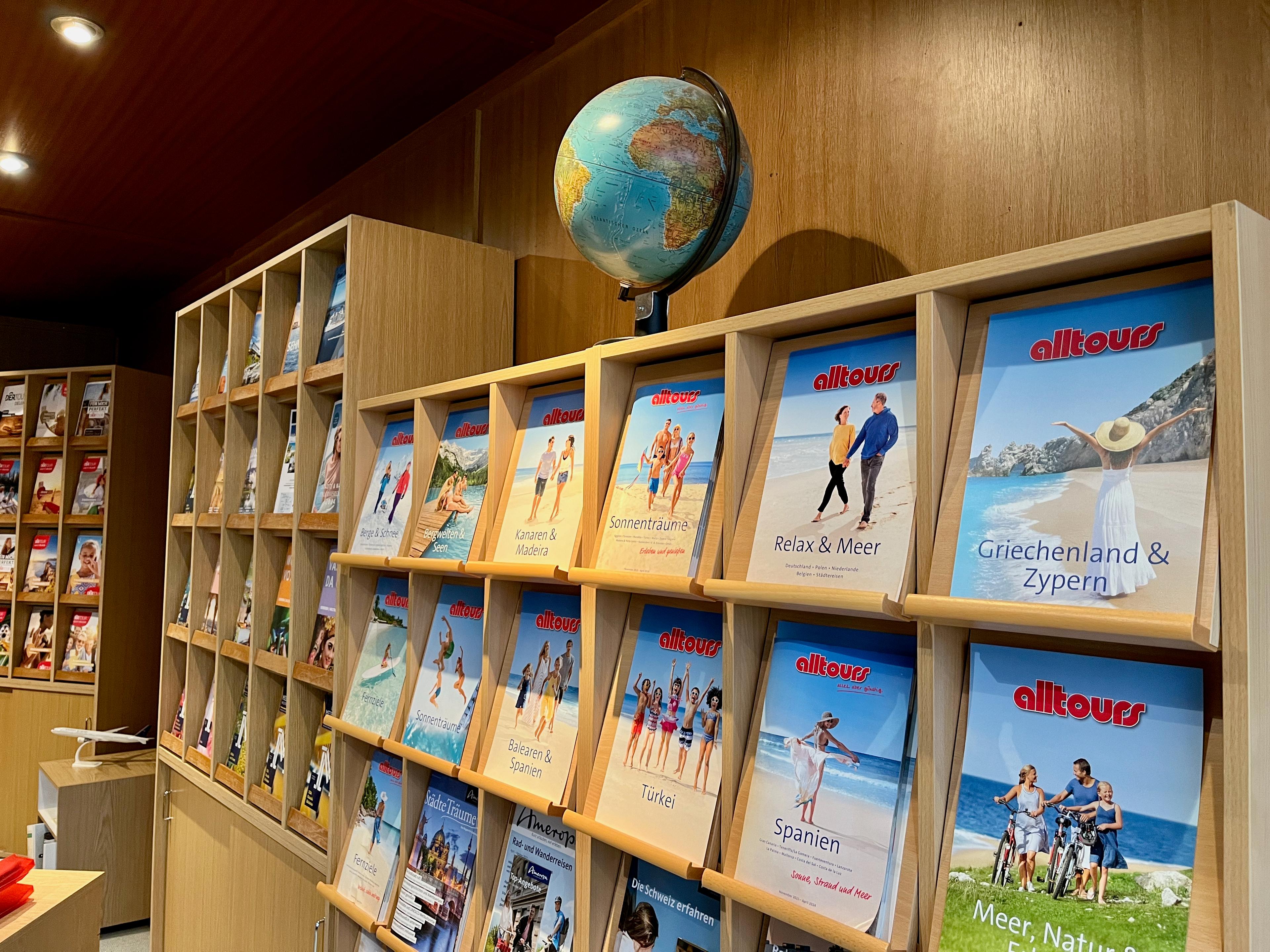 Kataloge im Touristik-Center in Freital